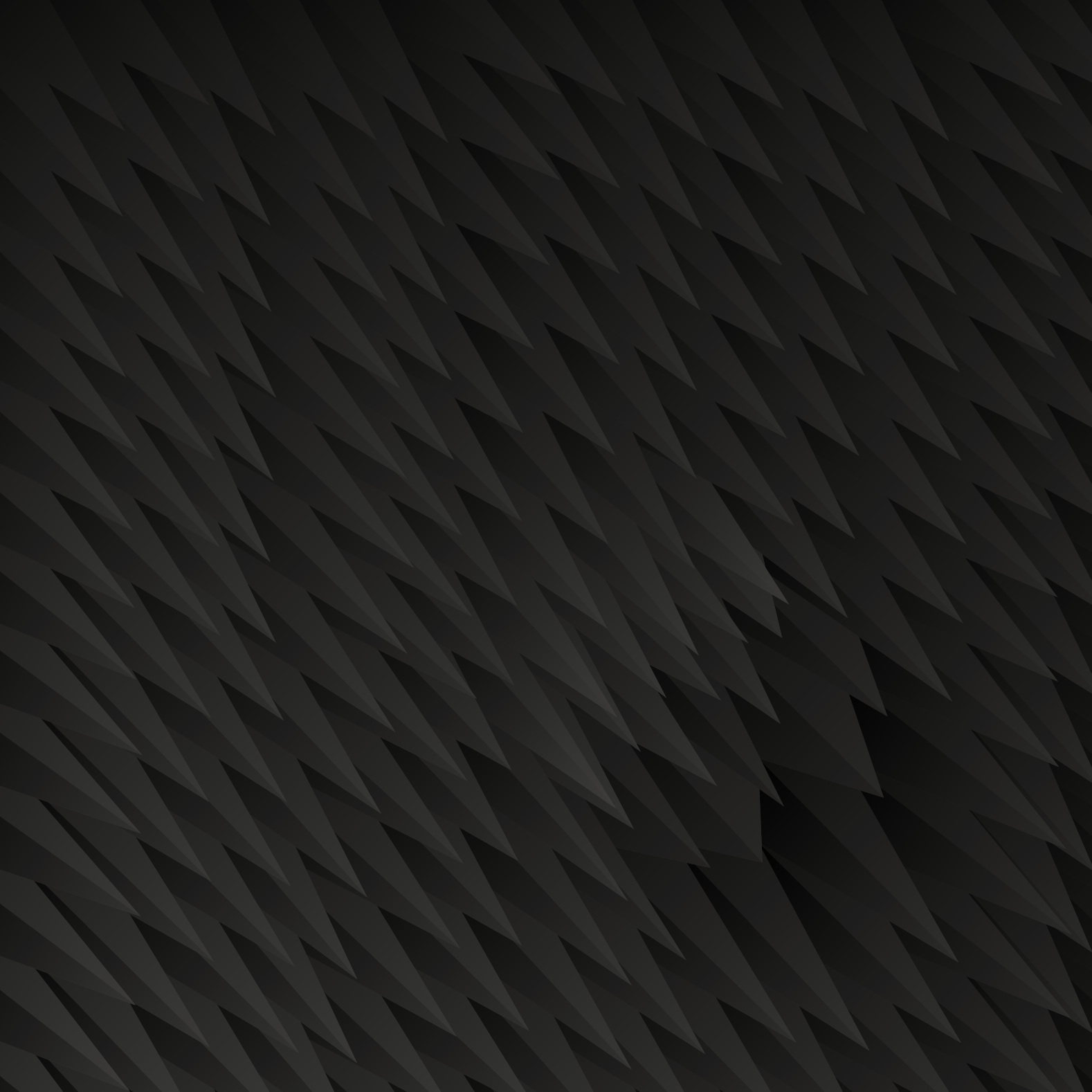  triangles and nothing else in black