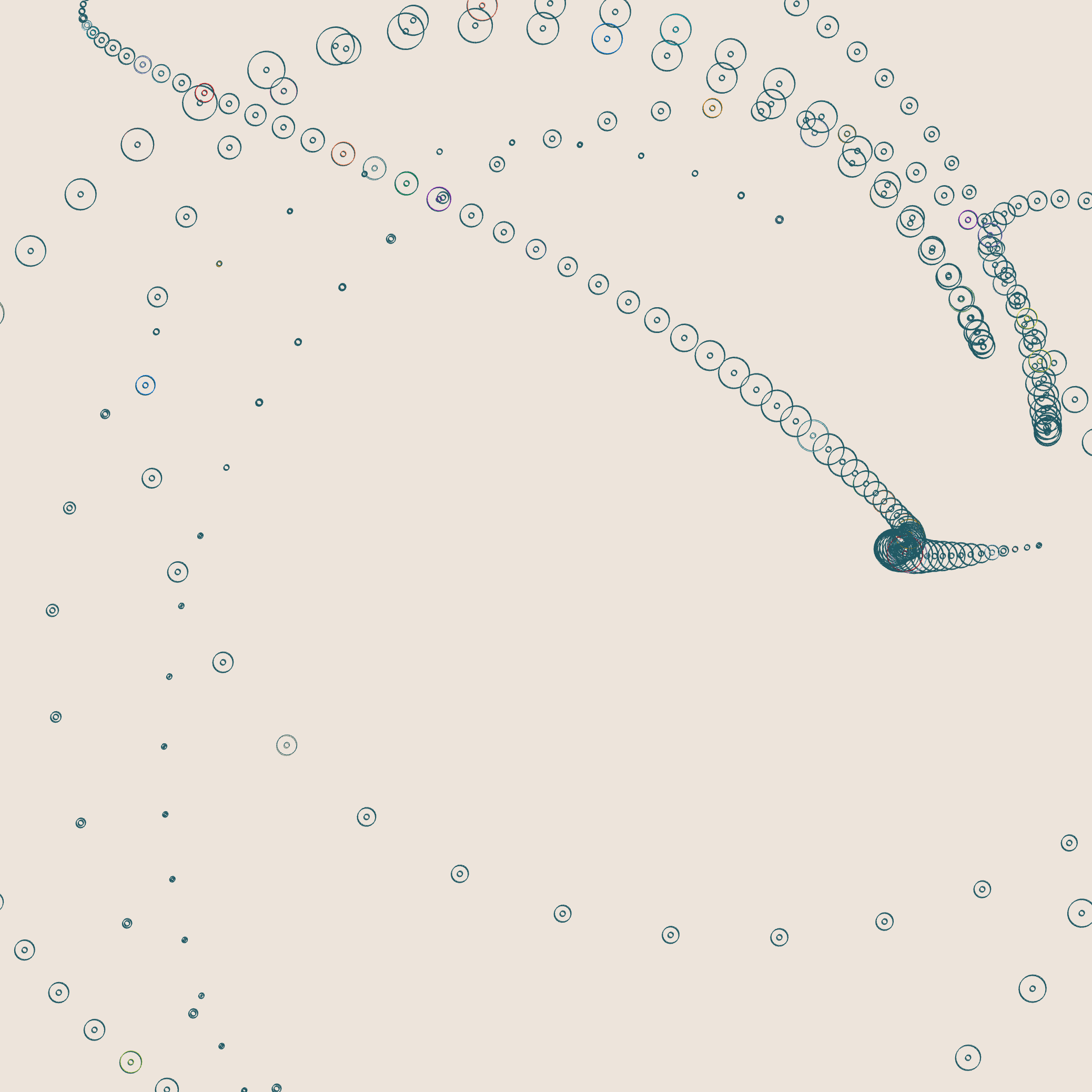 remains of a creative coding workshop