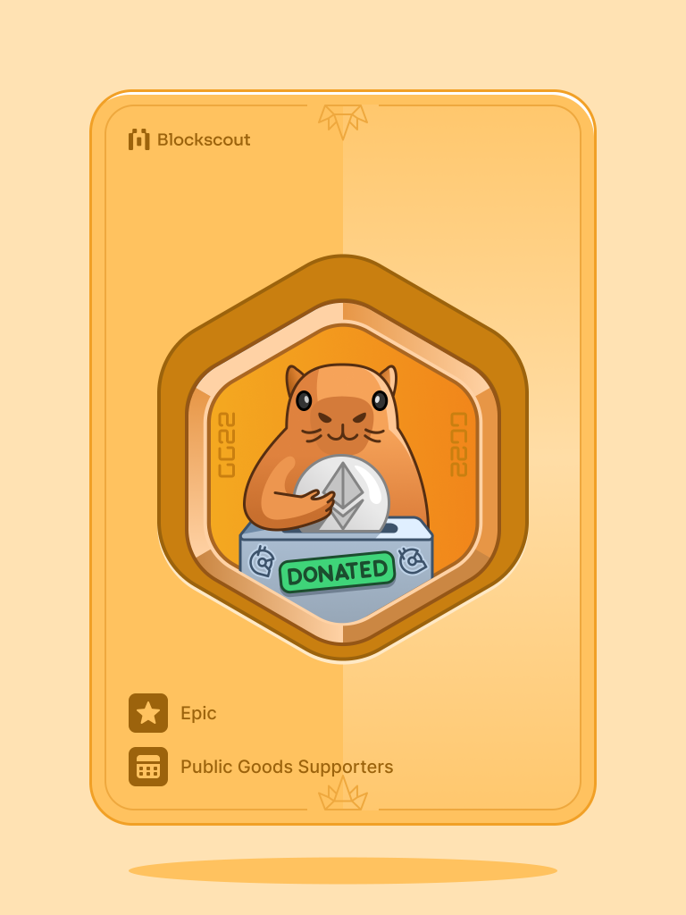 Public Goods Supporters #893