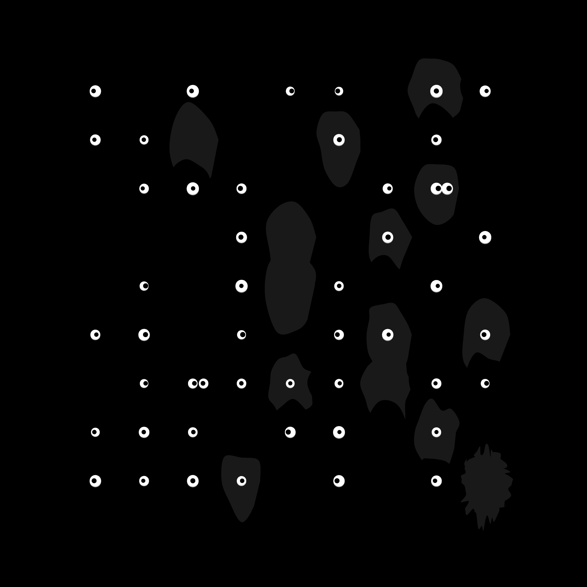 Kinetic Base Blob #34 (~81 Size 170 Kinetic Blobs with 70 Eyes Sporting the Just Eyes Theme)