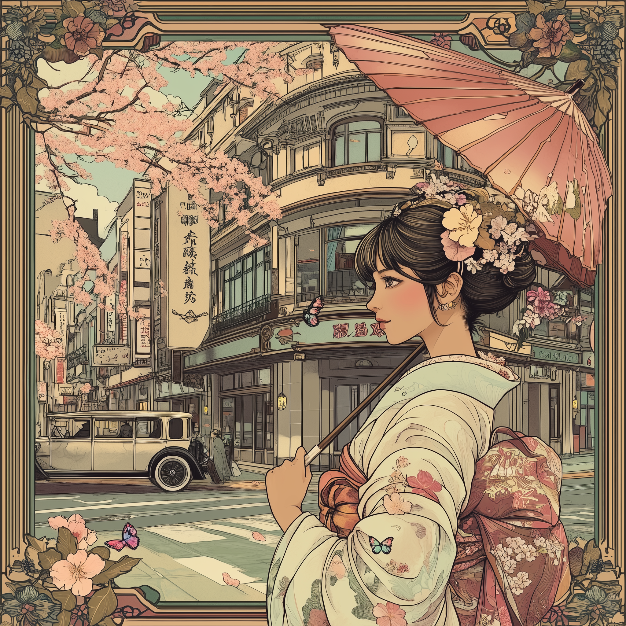 1927 Osaka maido girl #28