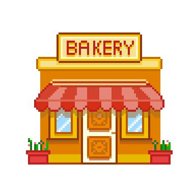 Baked with pixels