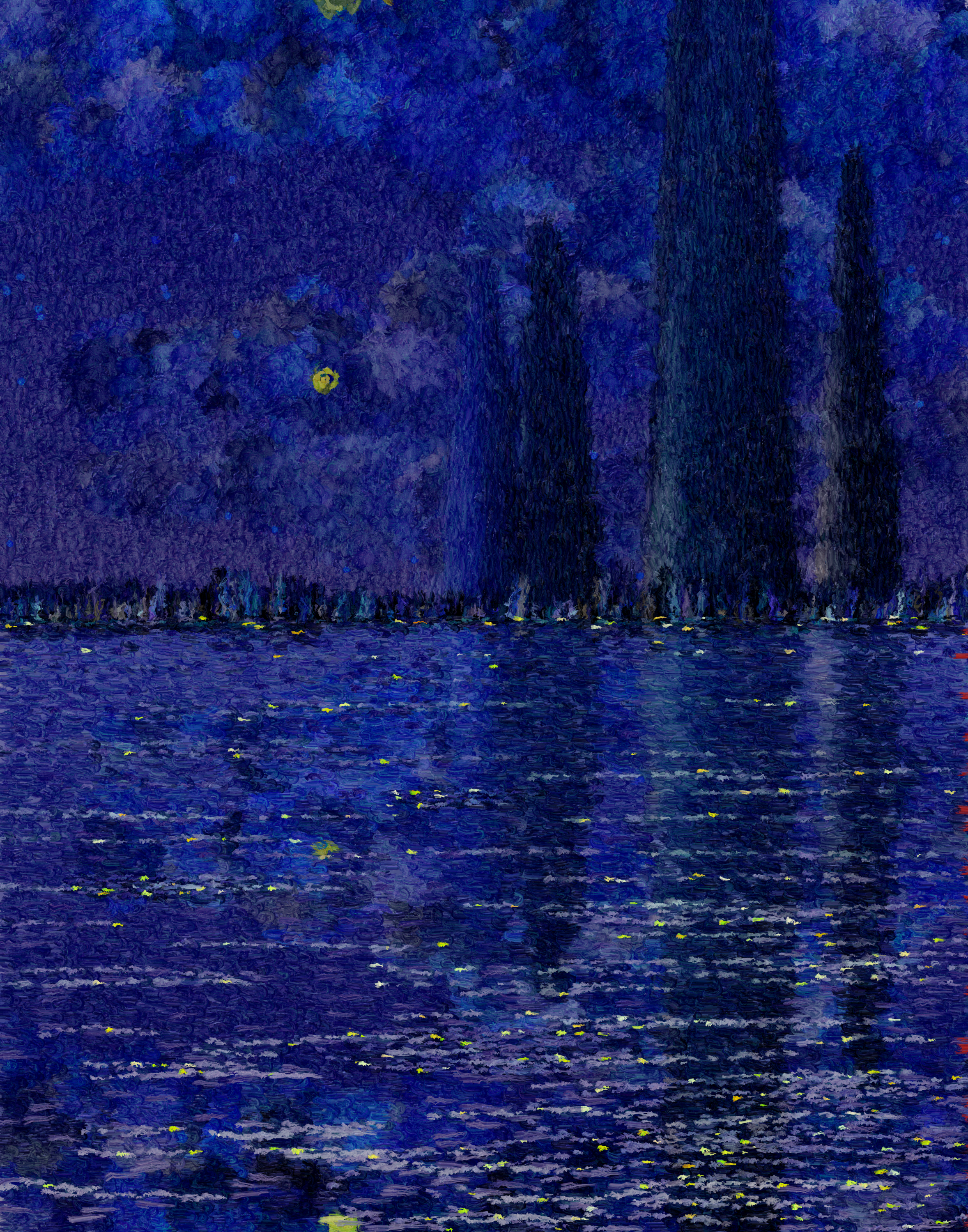 Moonrise over Festival Lake