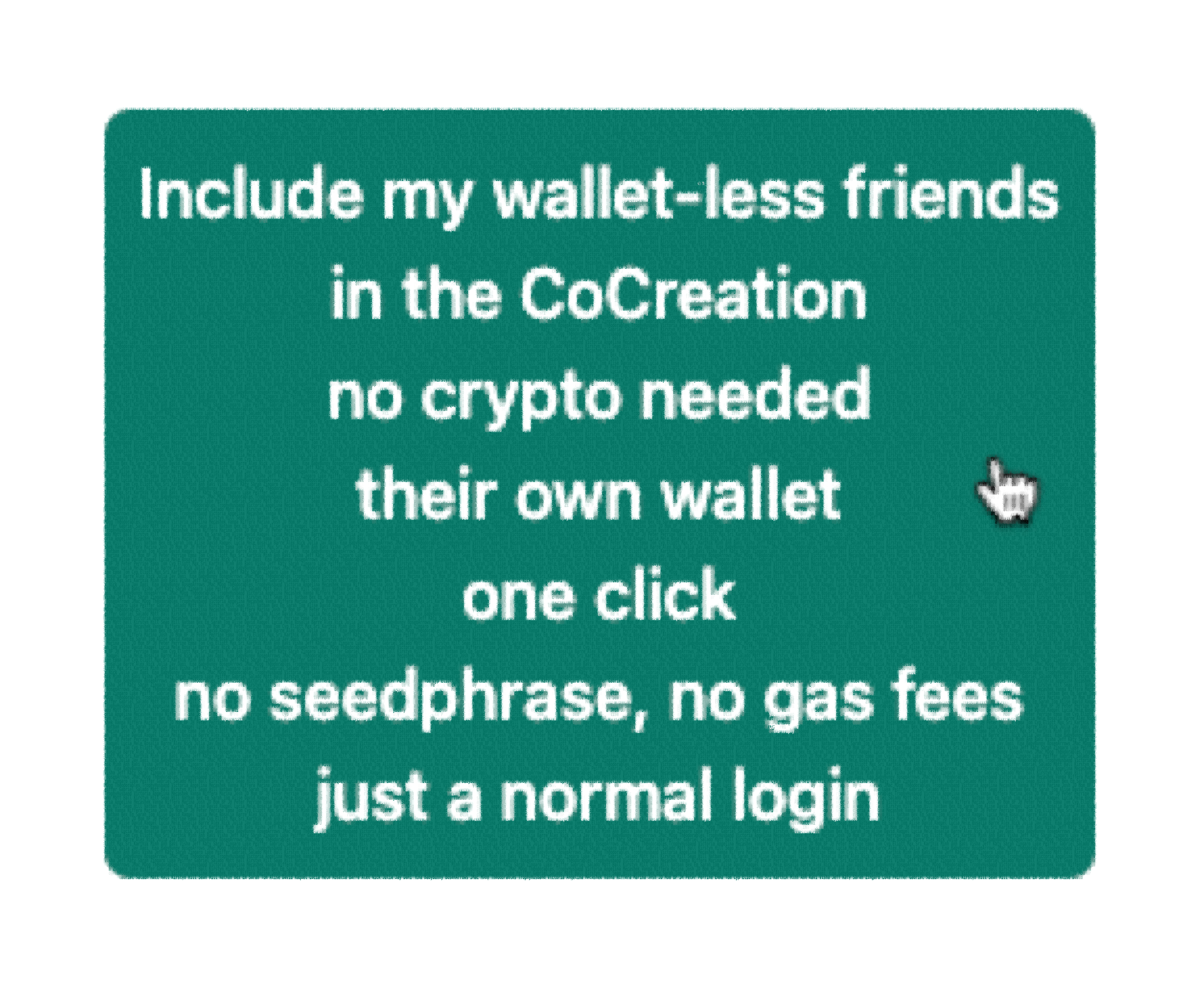 Include my wallet-less friends