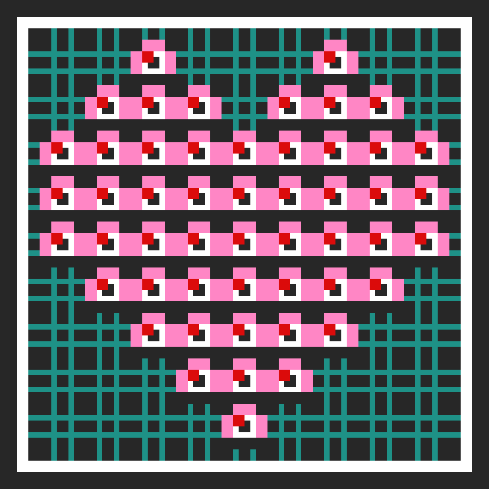 Pixel Heart Matrix
