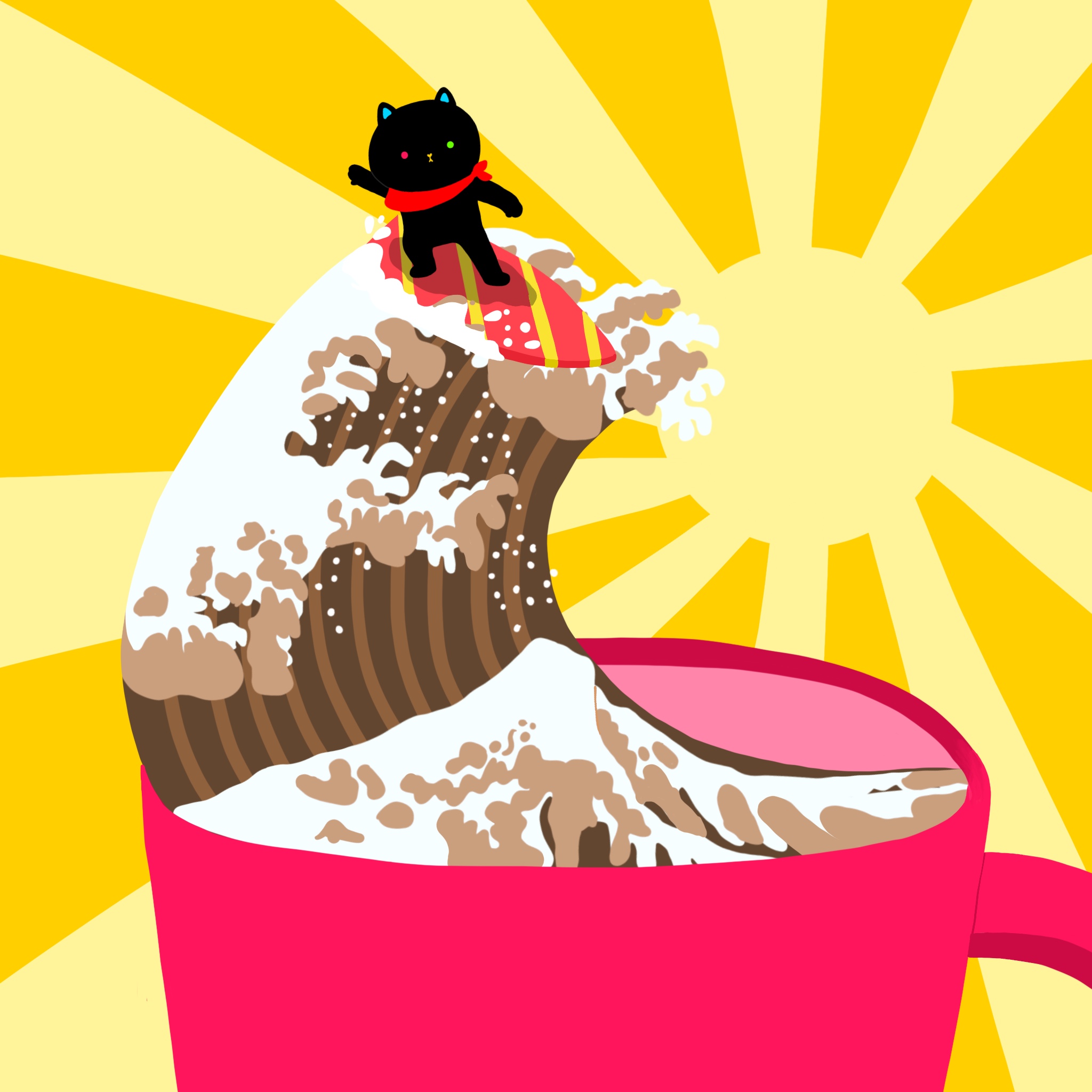 The great wave of cappuccino