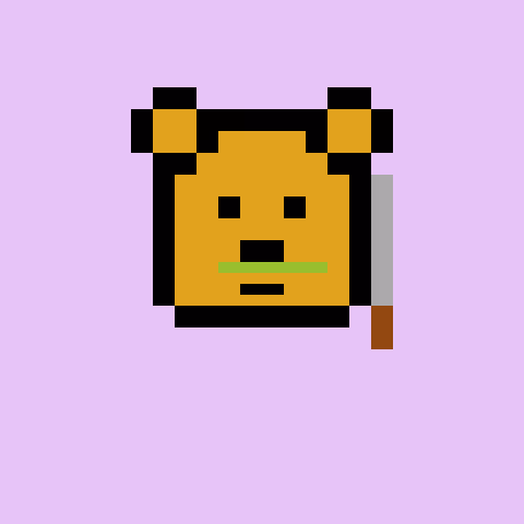 Pixel Bear #13739