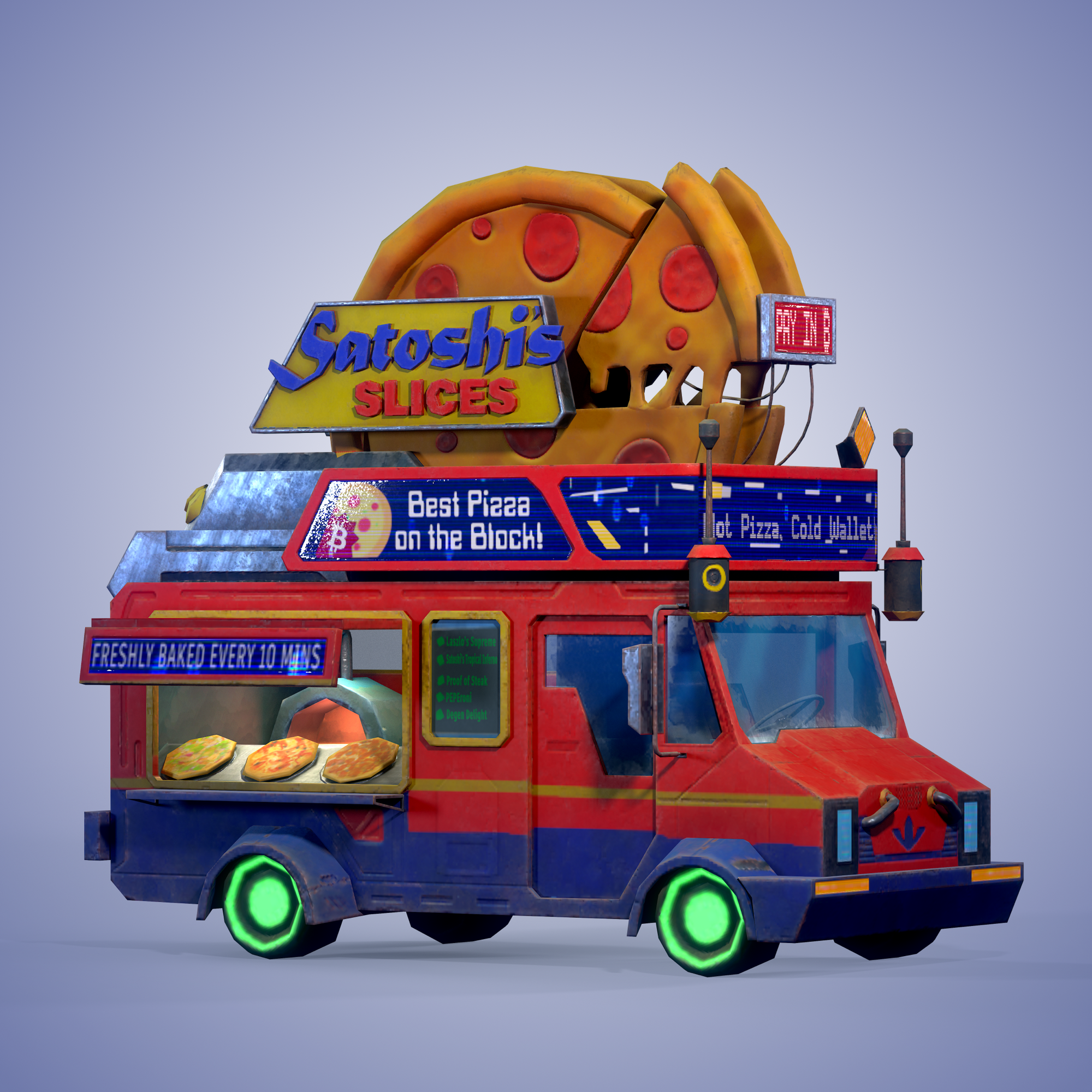 Satoshi's Slices Pizza Truck