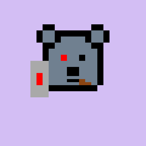 Pixel Bear #69246