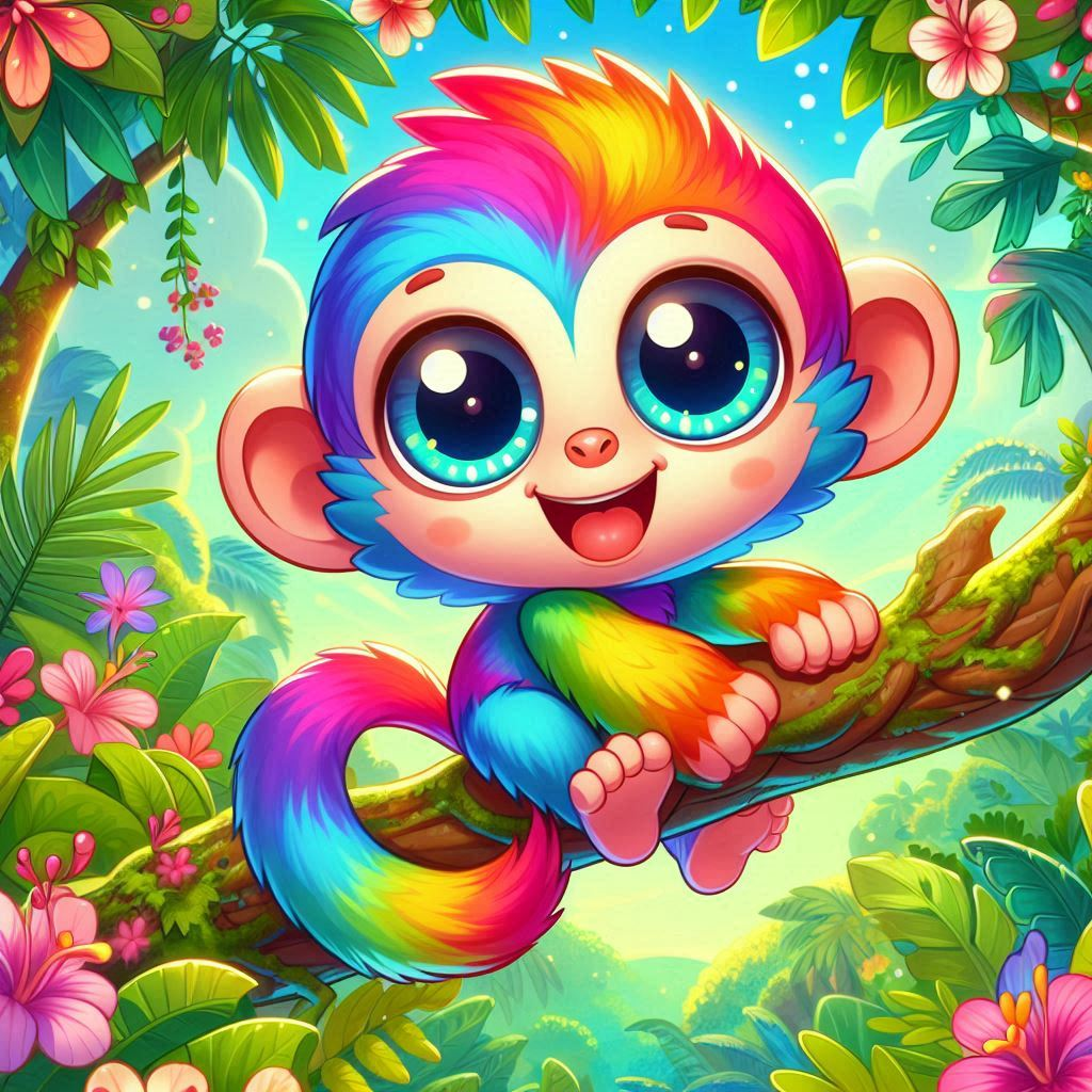 rainbow monkey