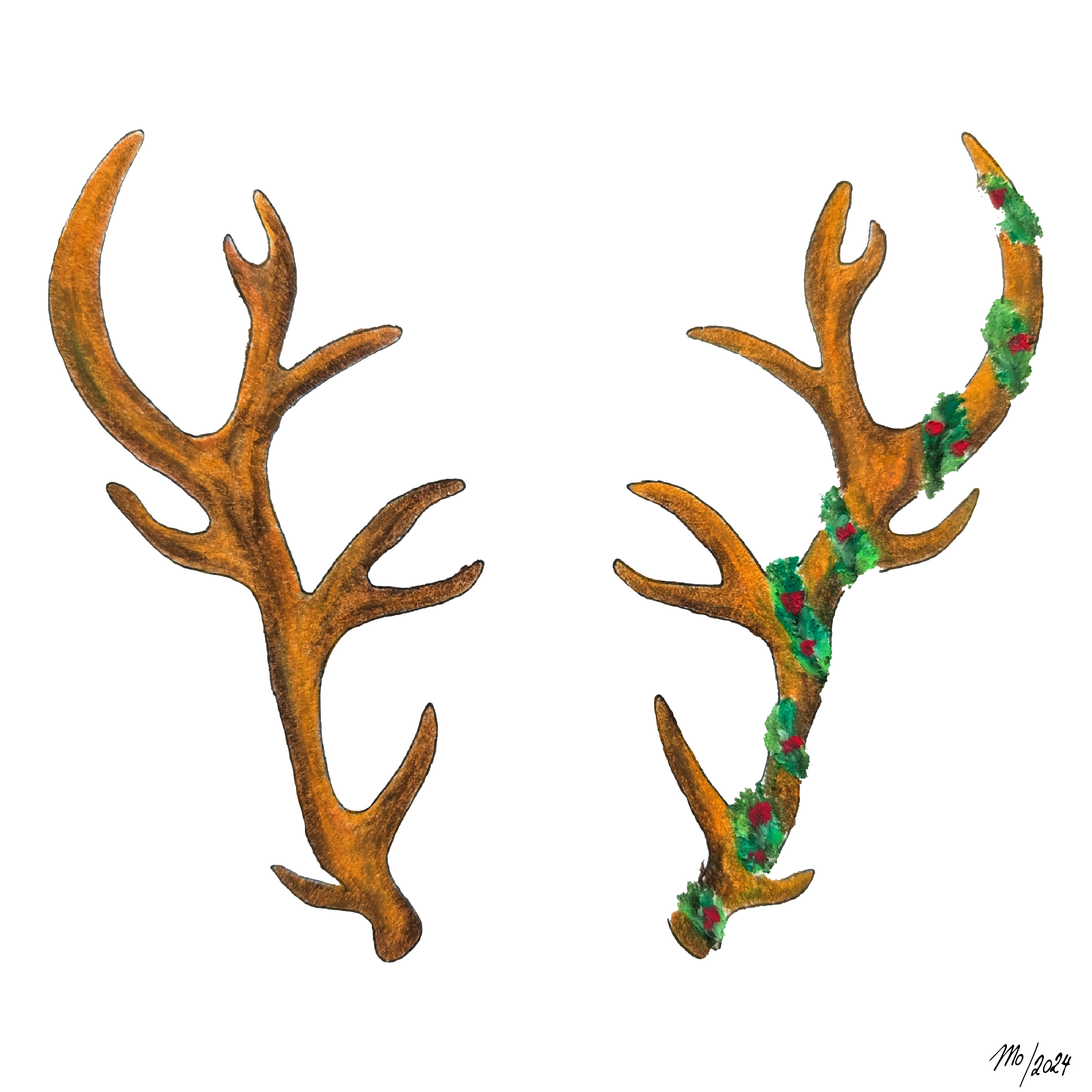 Monika's Art: Christmas Card 2024 [2]