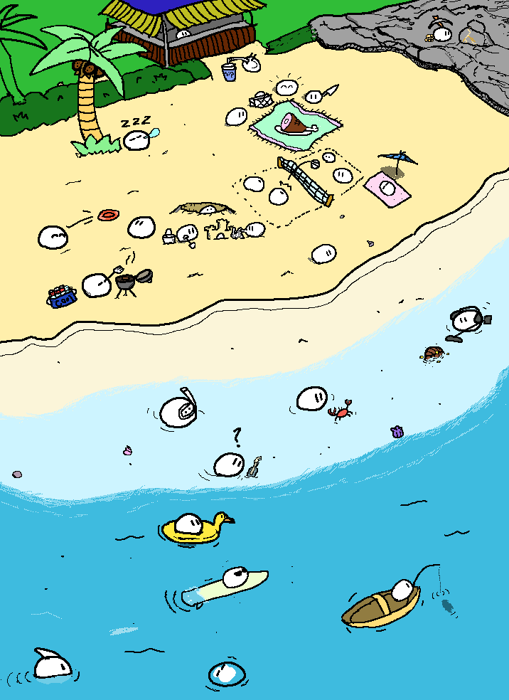beach slime sketch #6