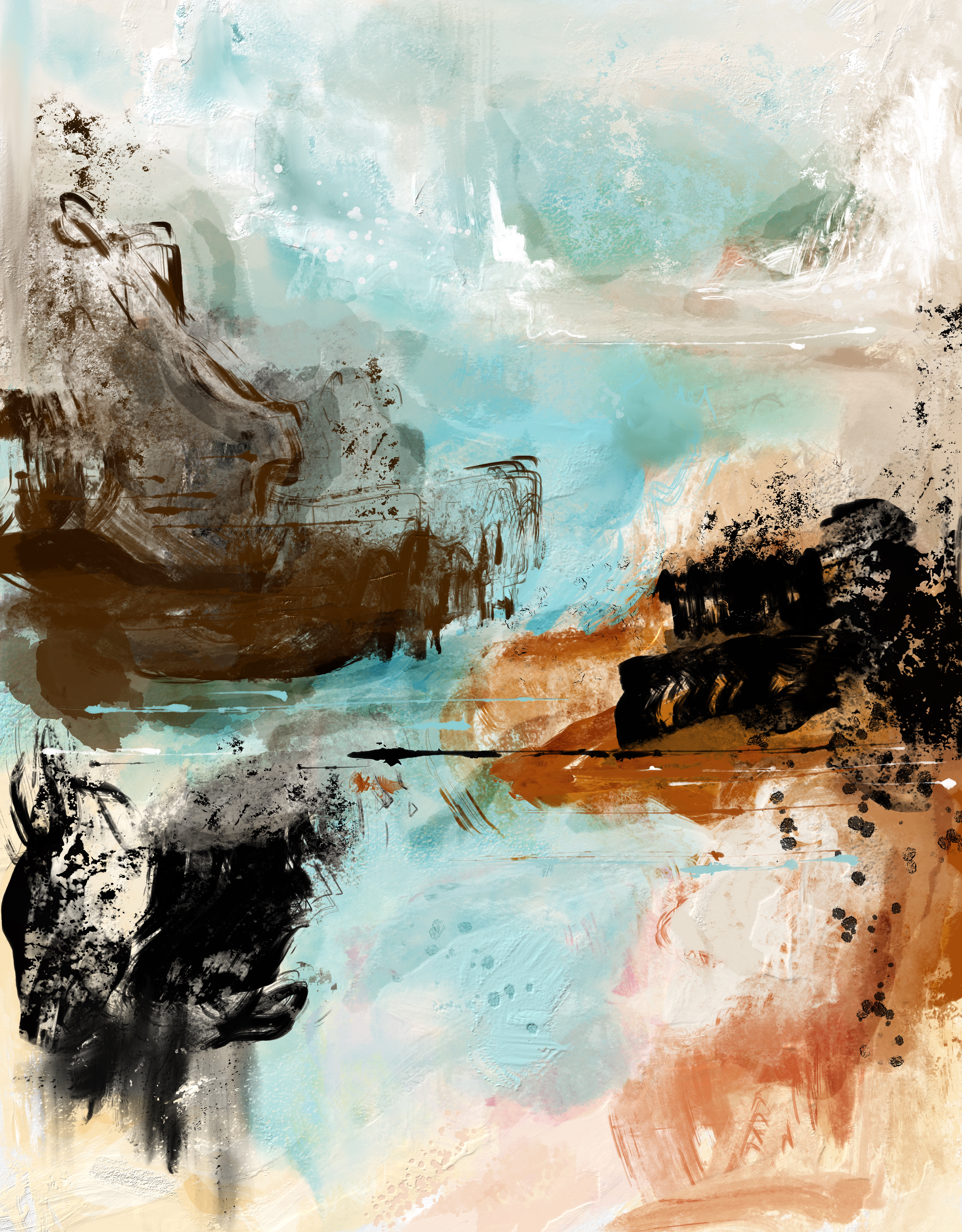 Time melts into dust