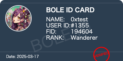 BOLE ID ##1355