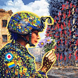 Woman with a flower 🇺🇦