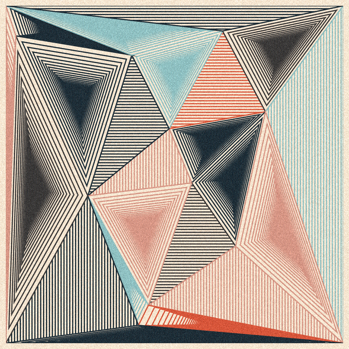 Delaunay triangulation study.