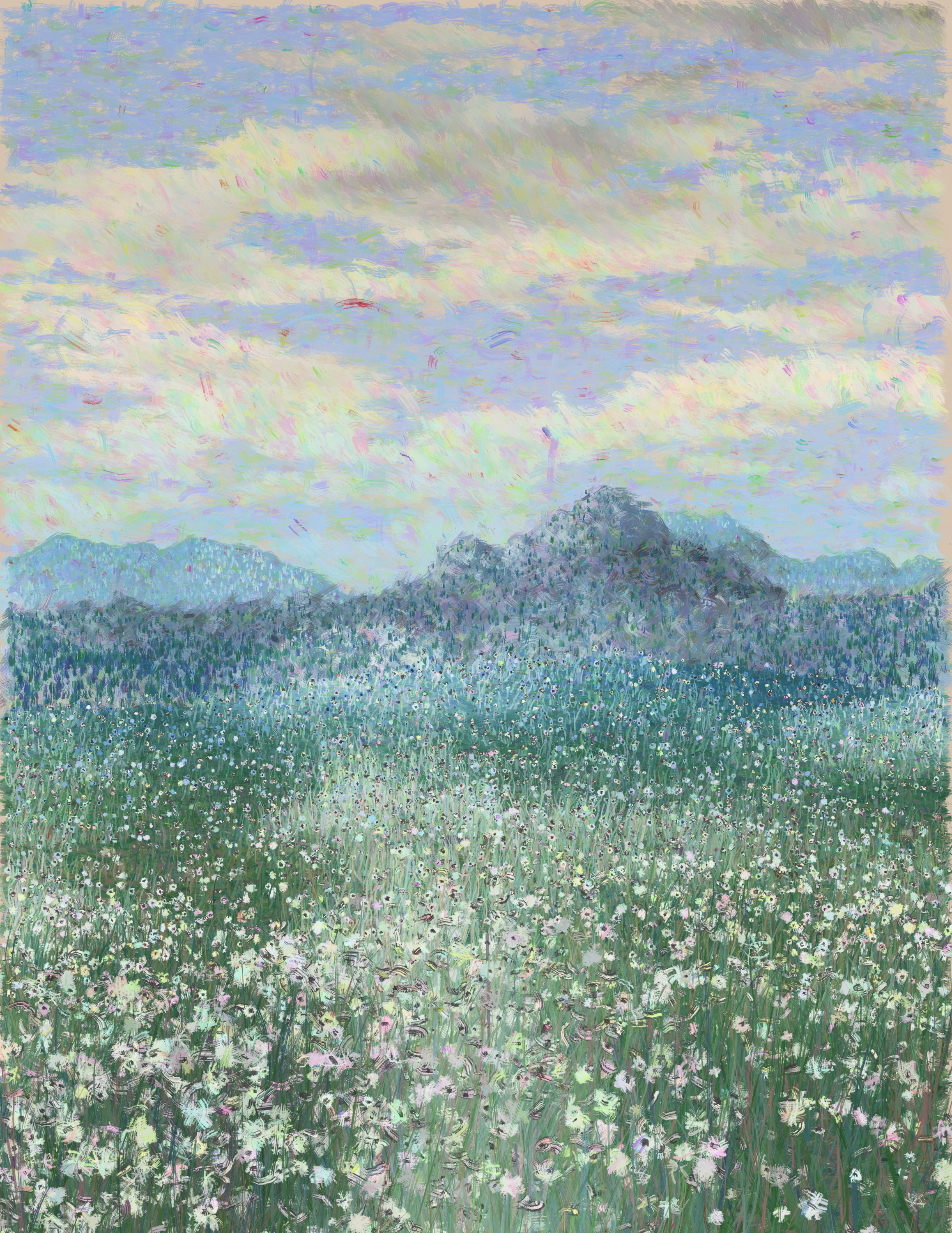 White Flower Field, Part 4