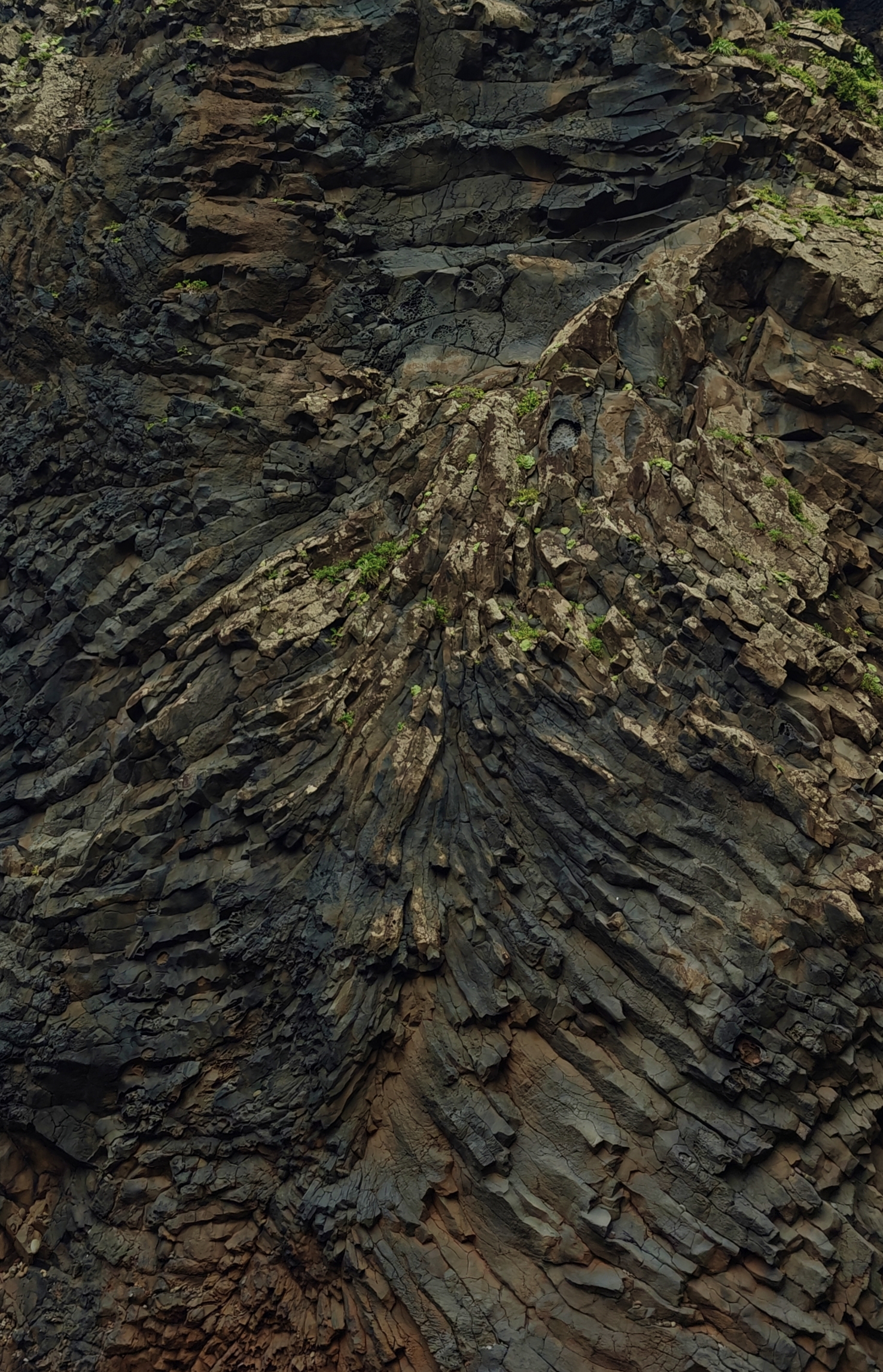 Fossilized waves