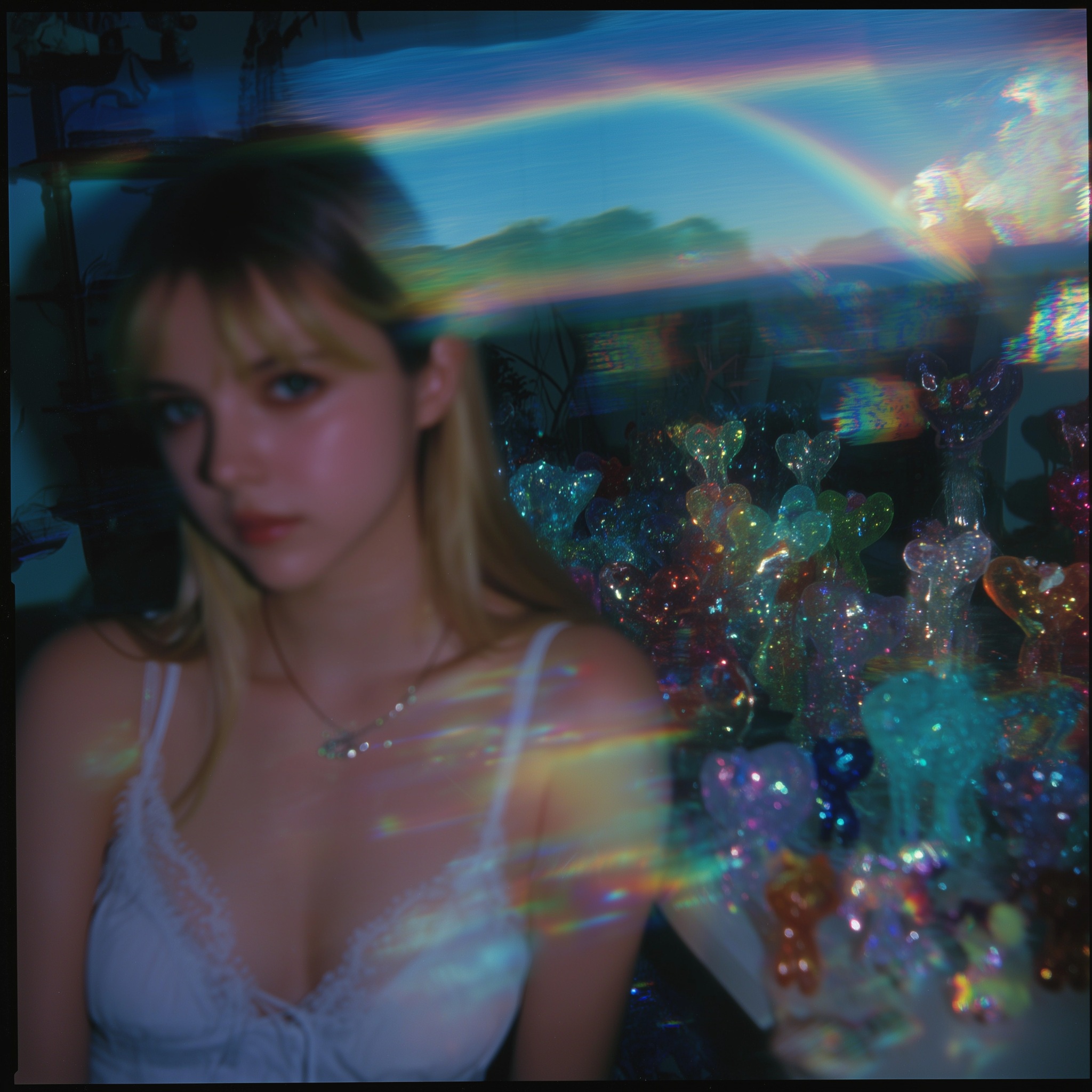 if her obsession were merely decorative