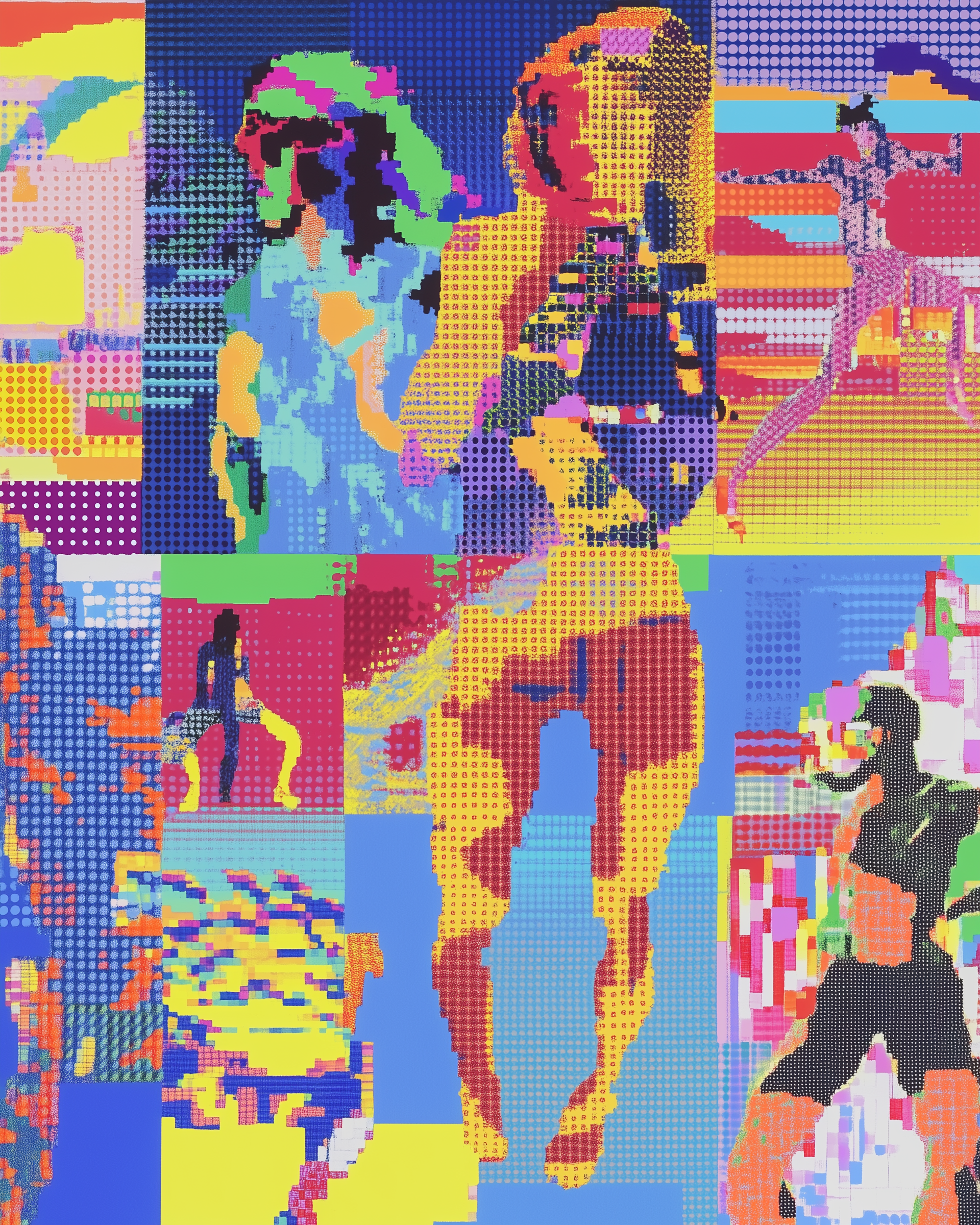 Gold chains over sports bras.