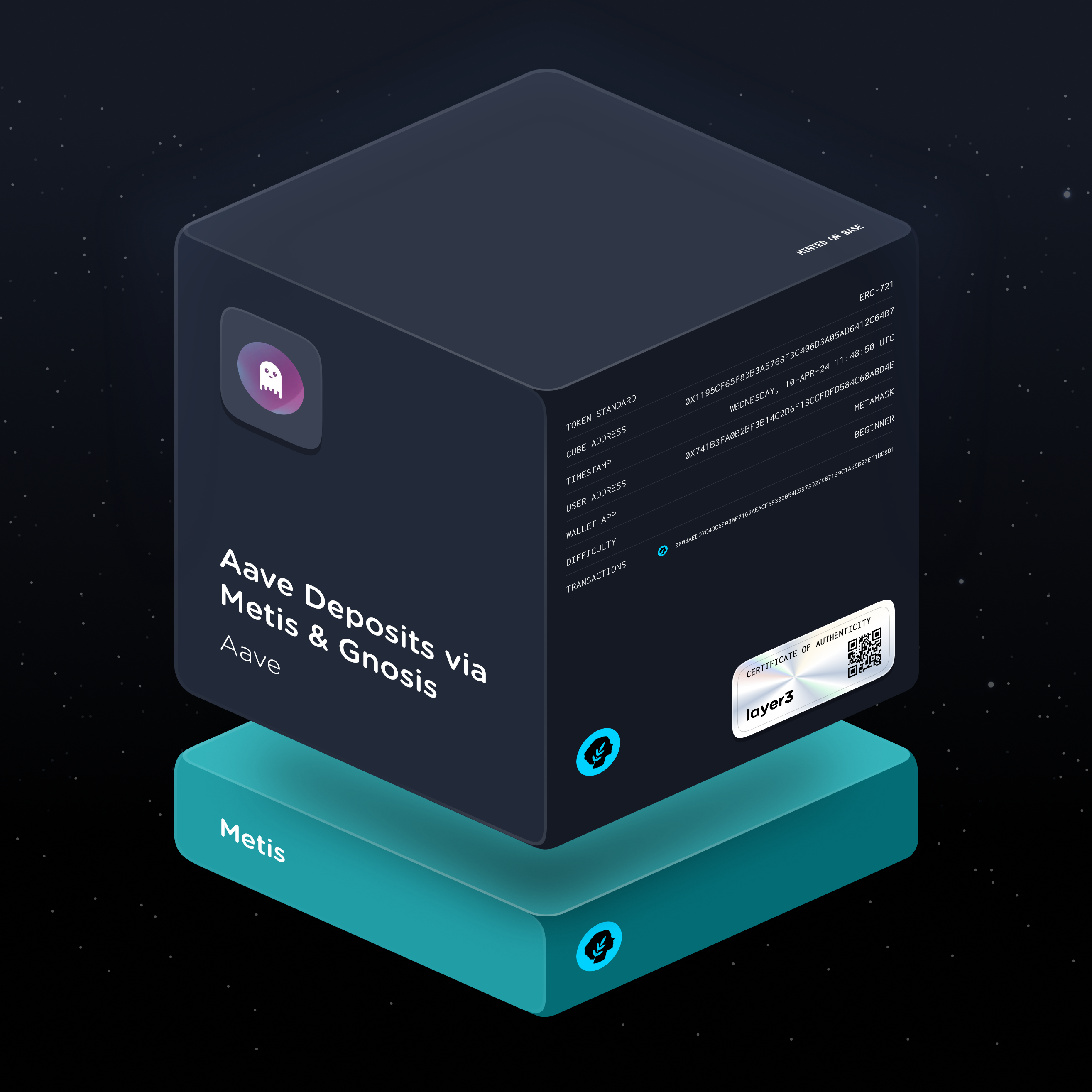 Aave Deposits via Metis & Gnosis