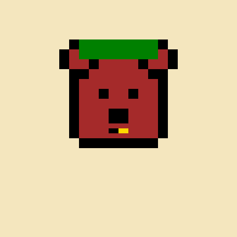 Pixel Bear #9596