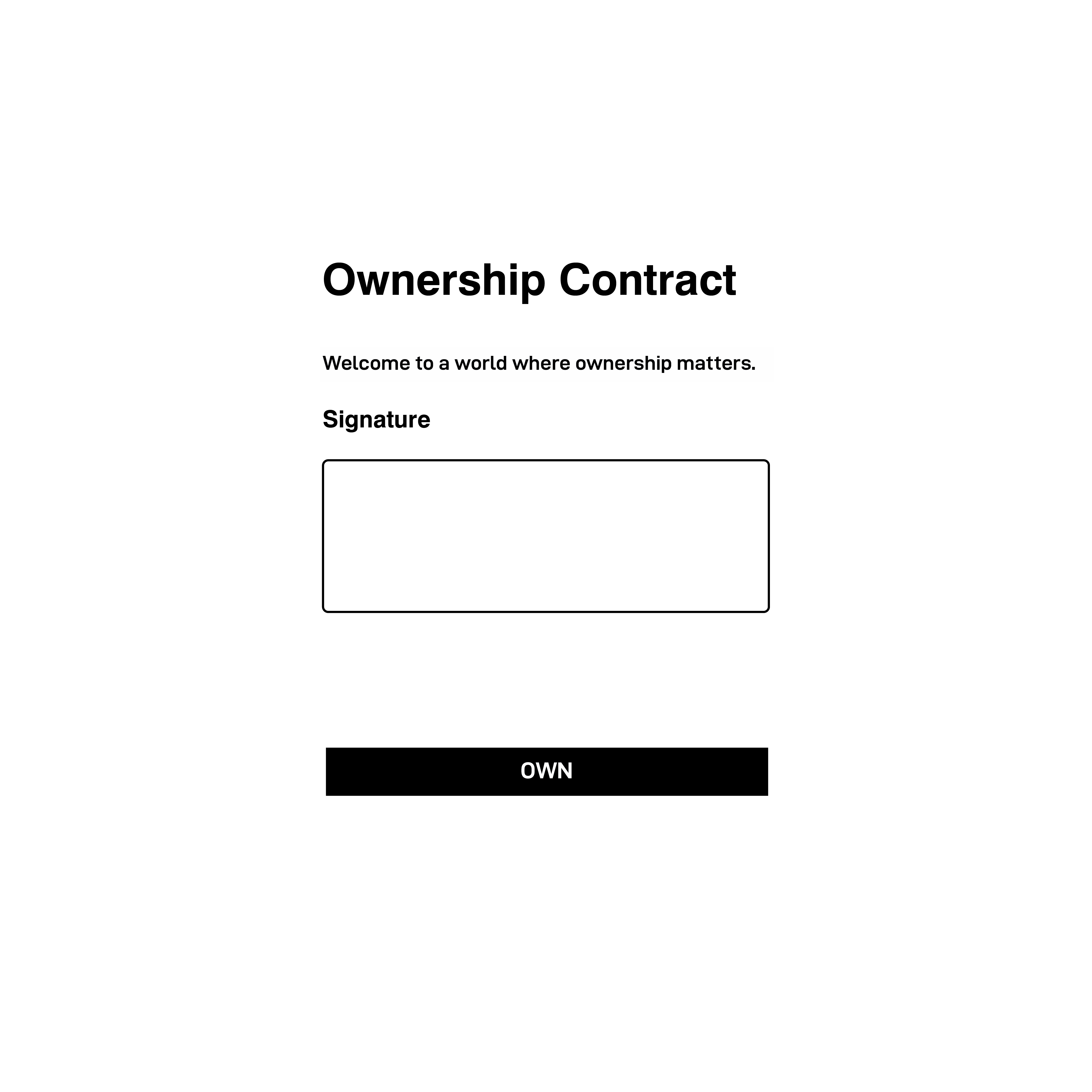 OWNERSHIP