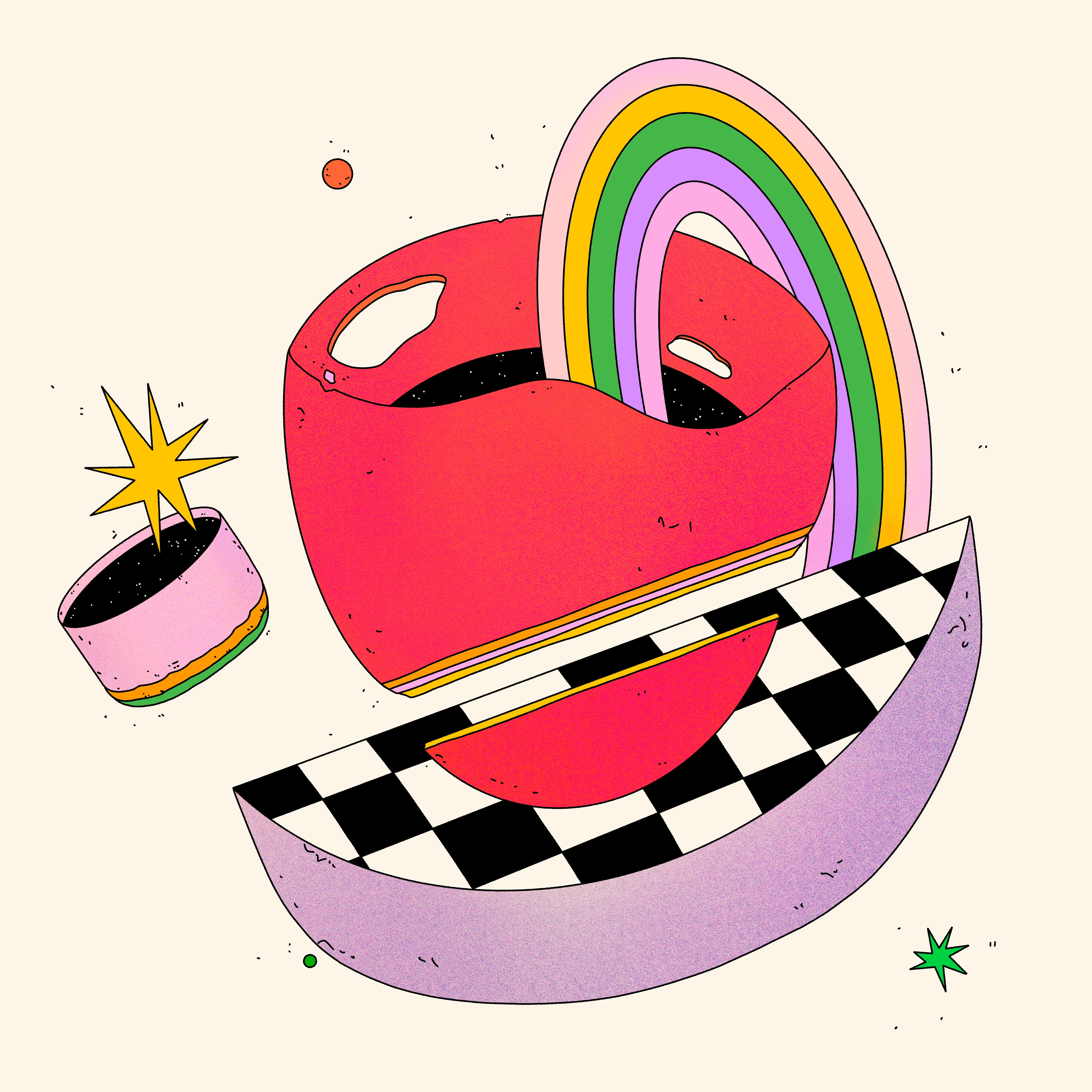 🌈🍒✨