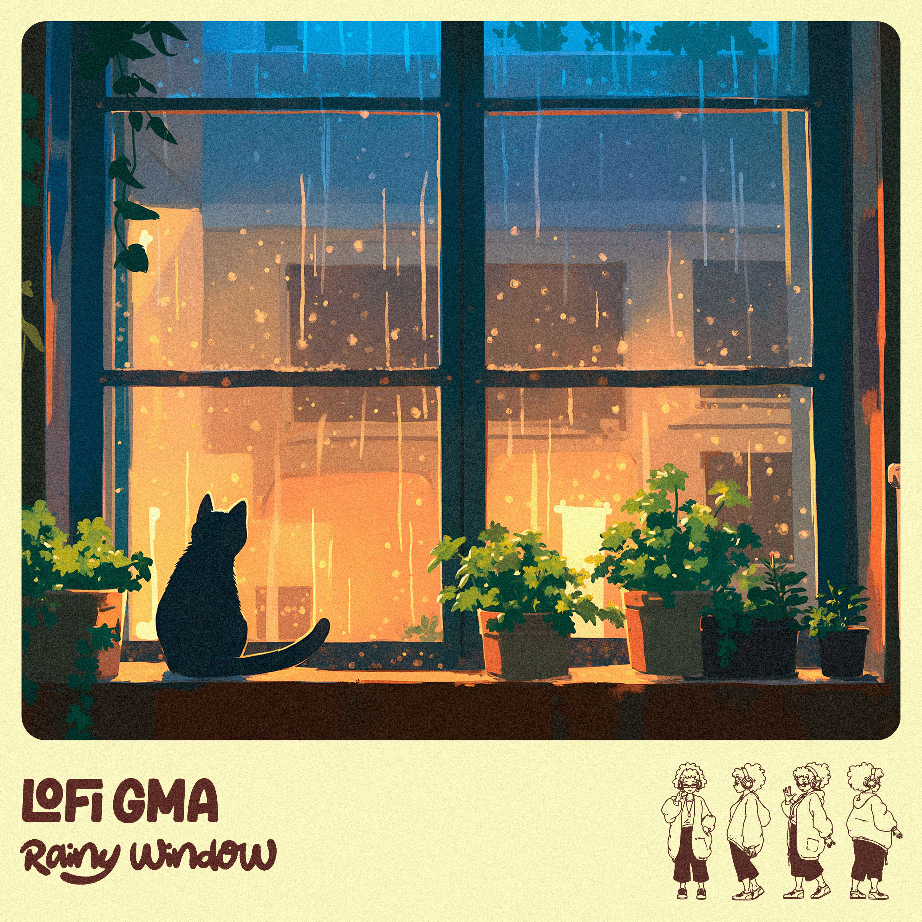 lofi gma - rainy window 2268
