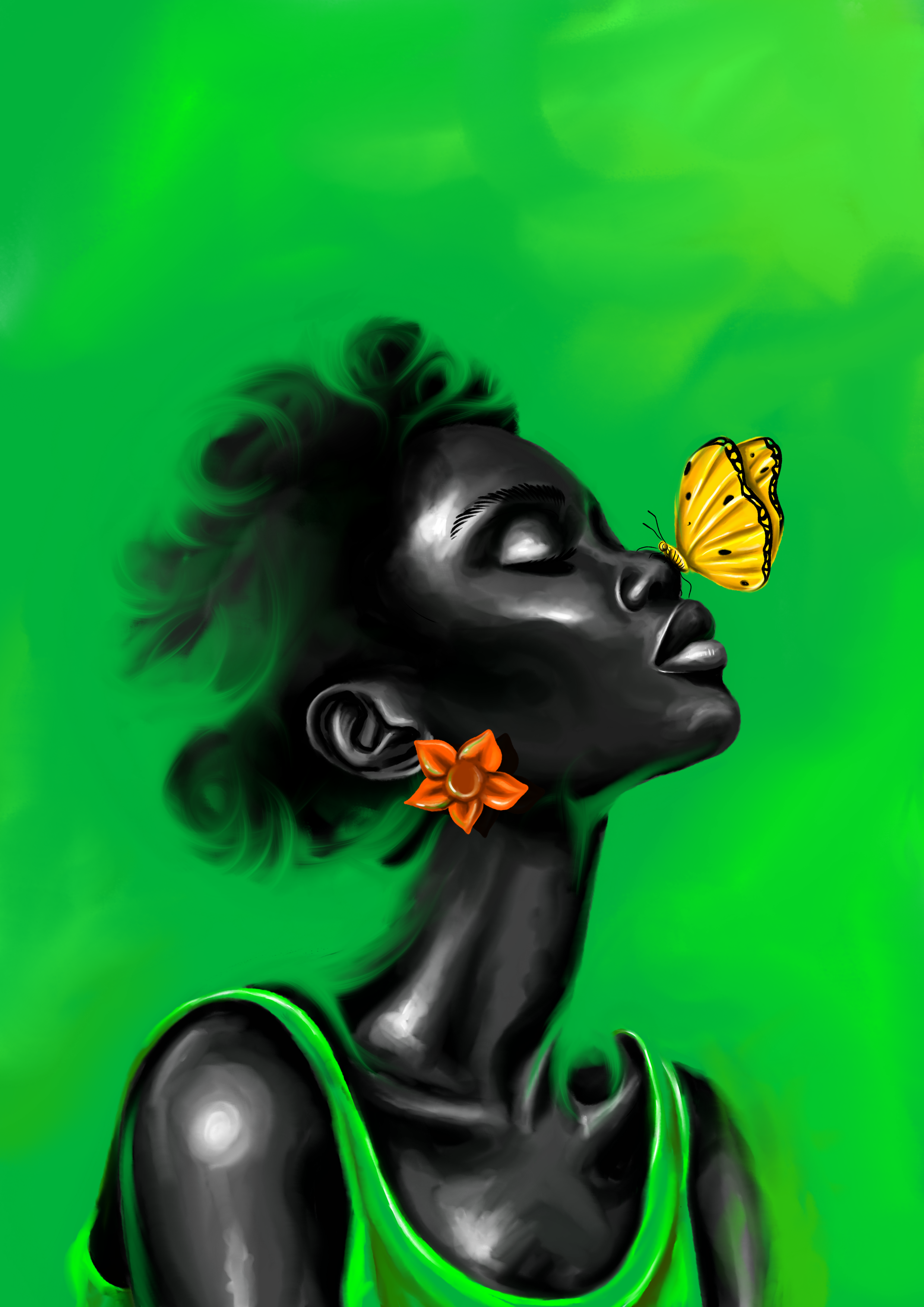 Yellow Butterfly #9