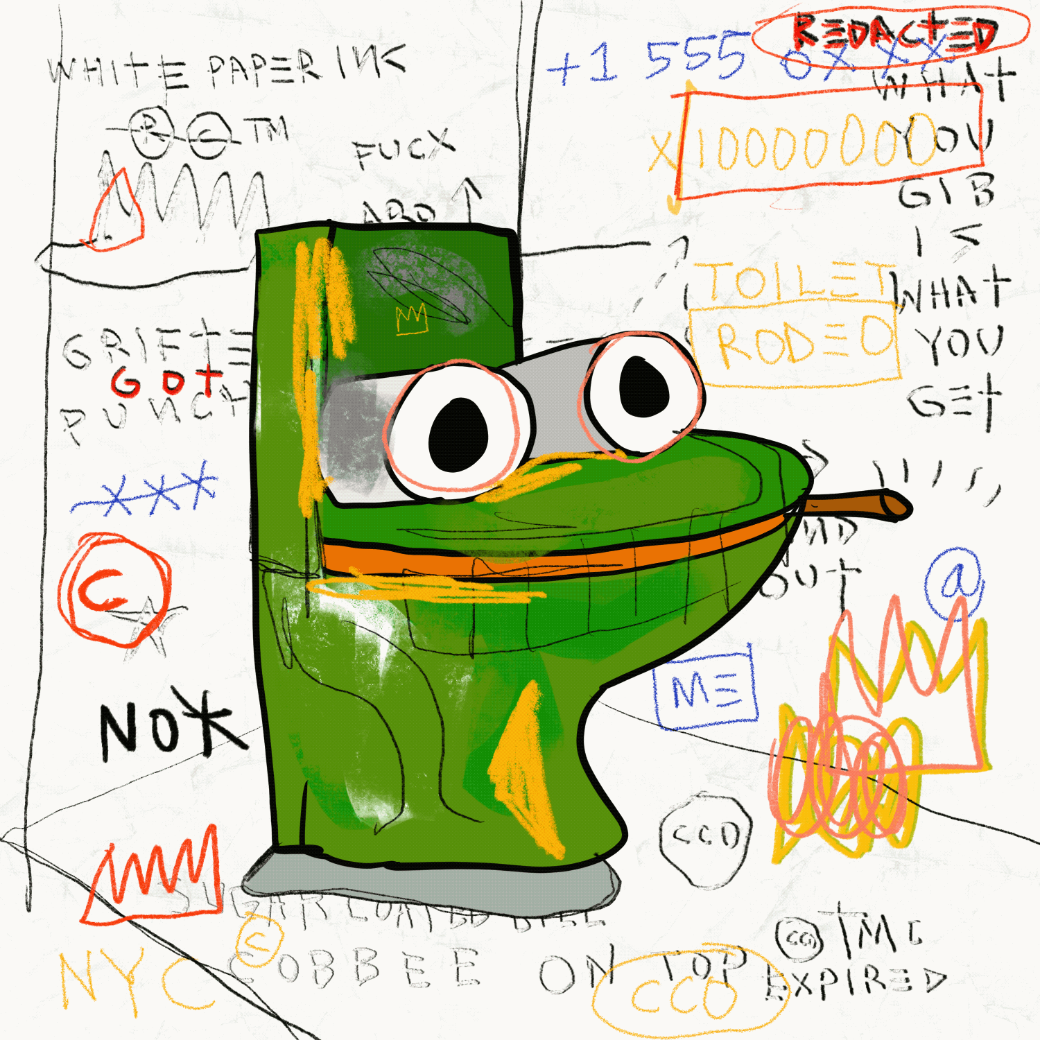 TRASH OBJECT: PEPE TOILET