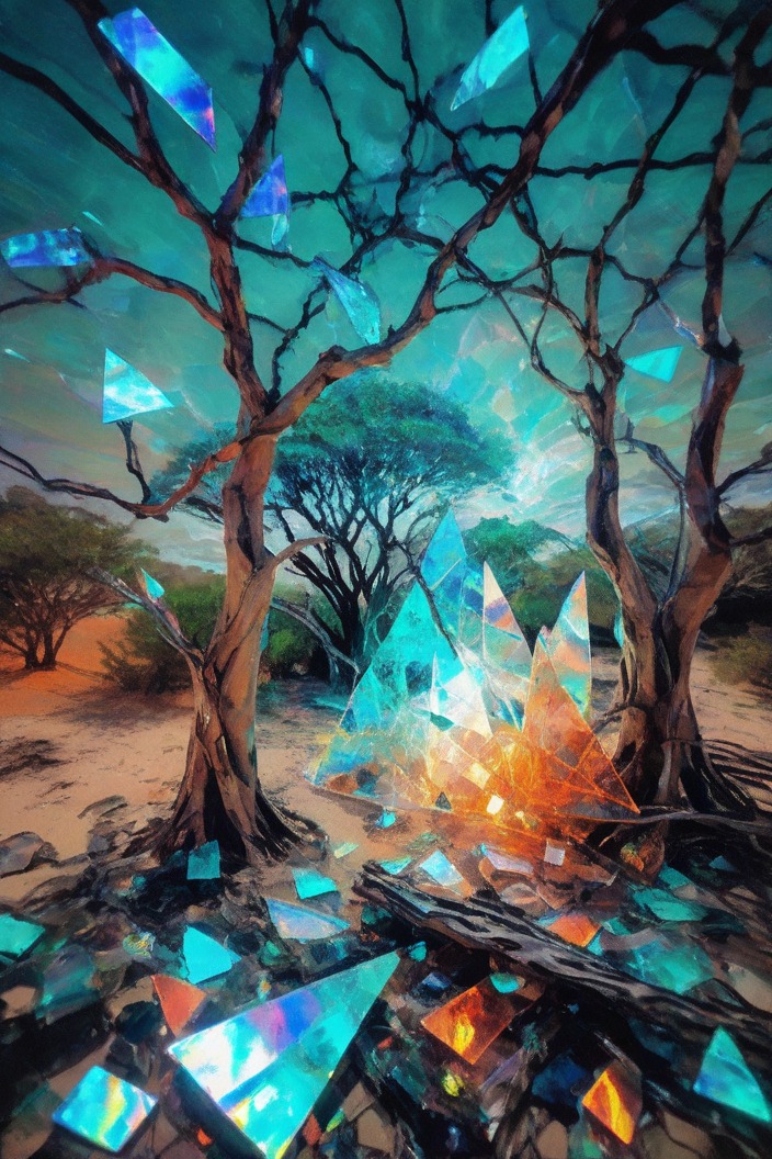 Dying Trees of Shattered Glasses