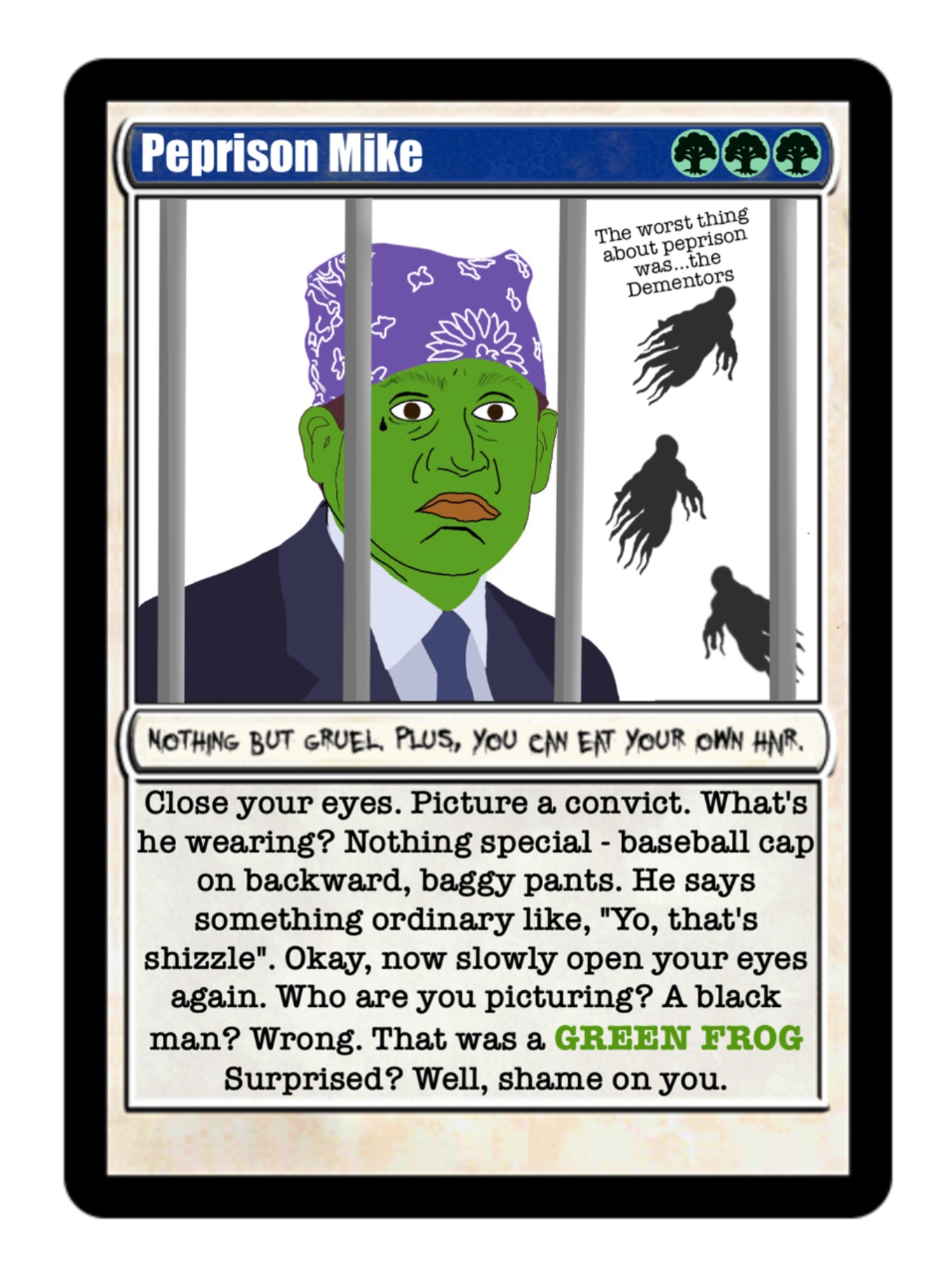 PEPRISON MIKE | Series 1 Card 6