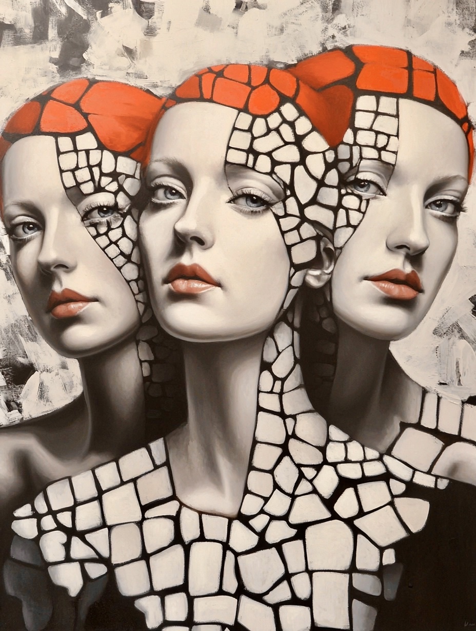 In pieces