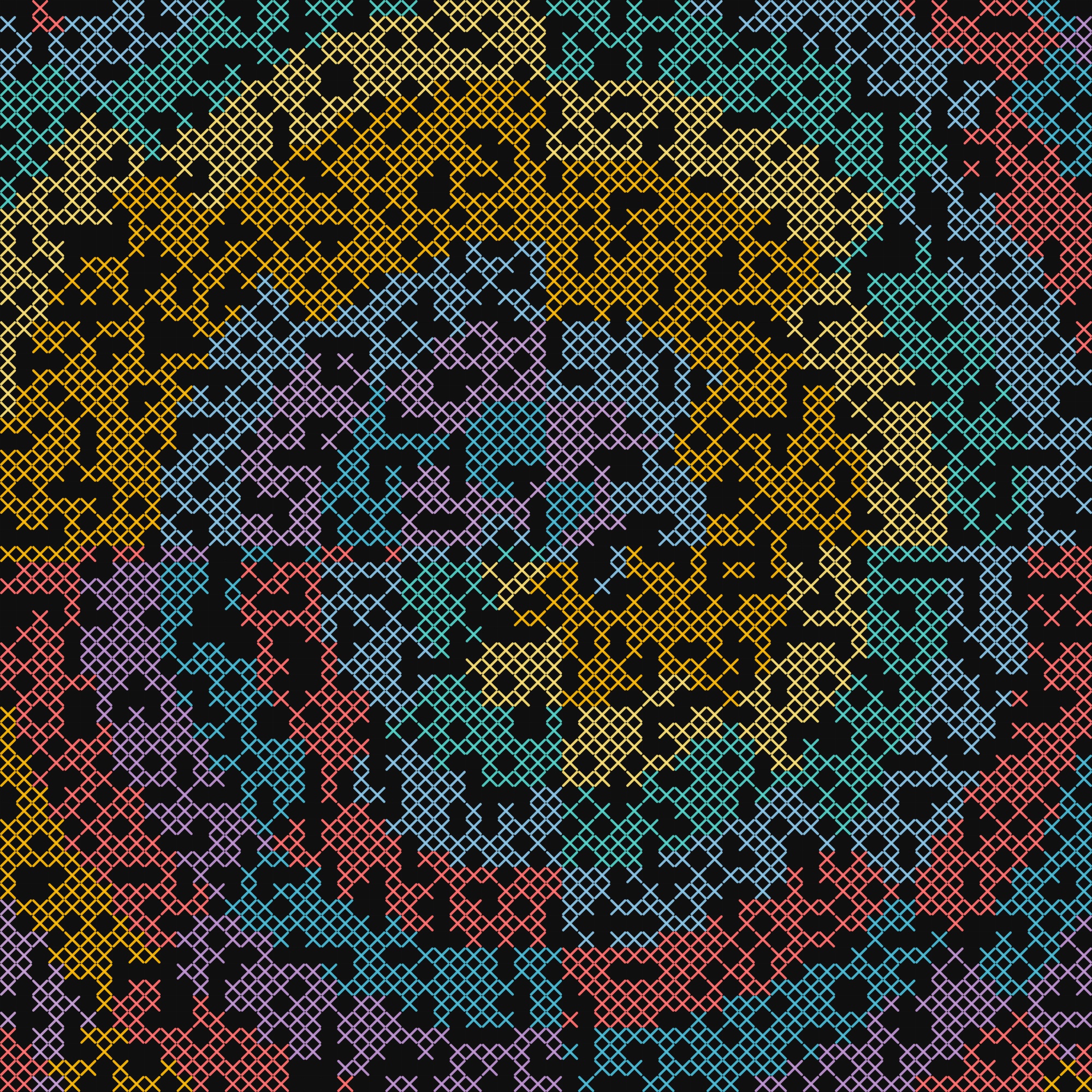 Crossed Stitch Form #1