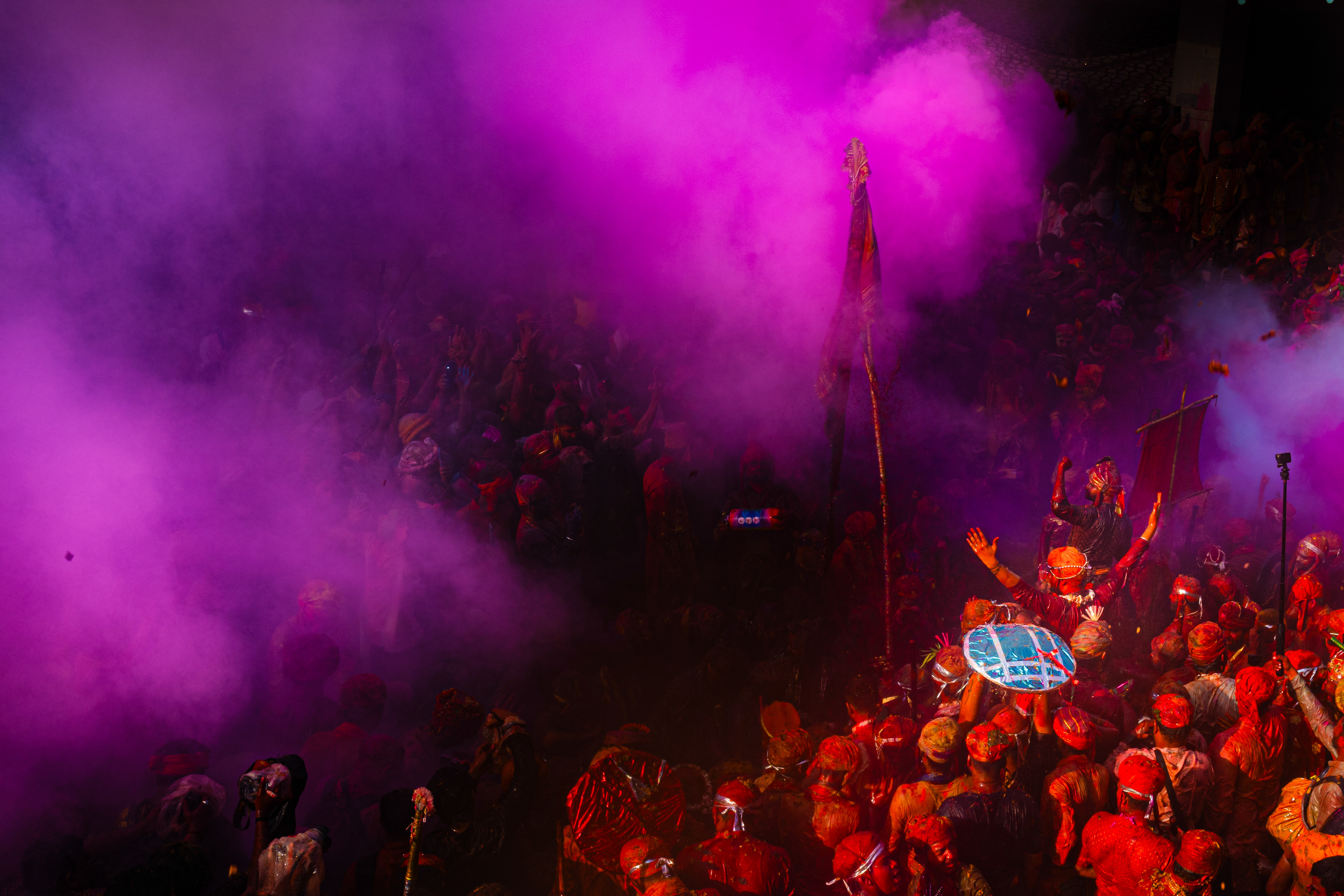 The riot of Colors 💙🩷💙