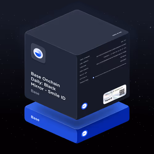 Base Onchain Daily: Black Mirror - Smile ID
