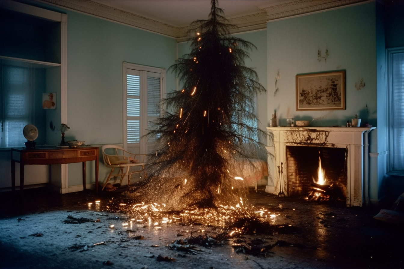 Christmas Tree Fire