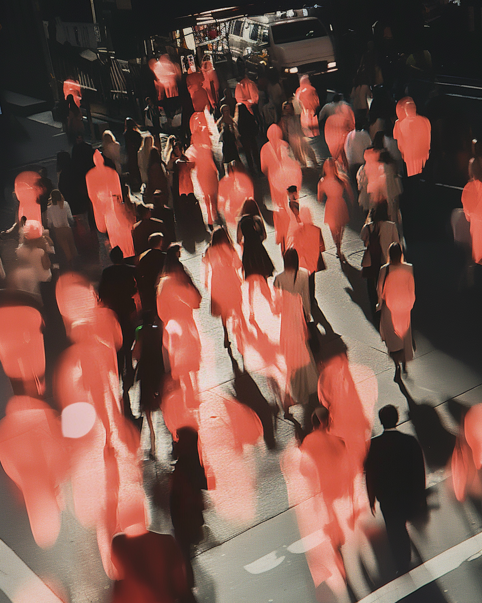 You're trapped in the light.