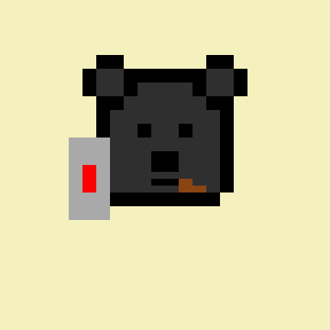 Pixel Bear #28550