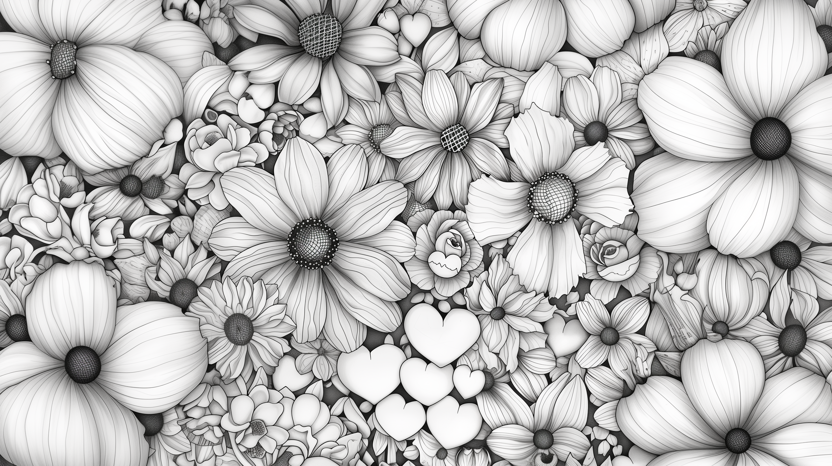 Flowers 0001 - B&W