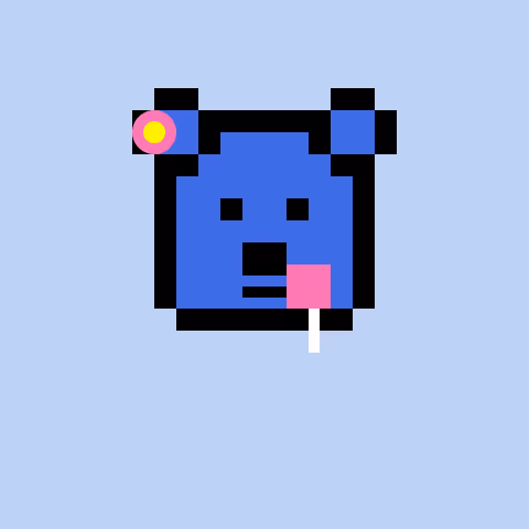 Pixel Bear #41712