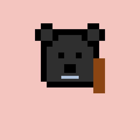 Pixel Bear #6519