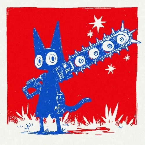 chainsaw cat