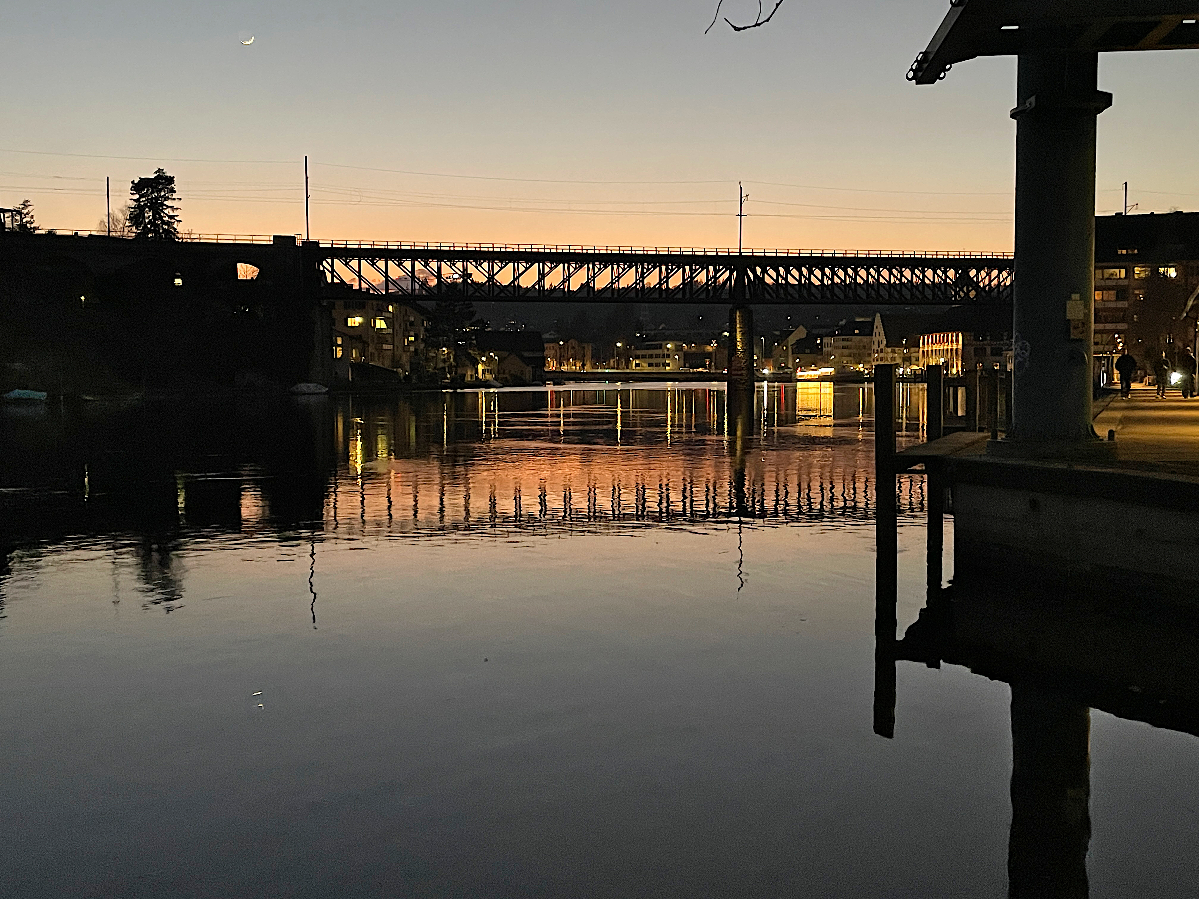 Rhine River in Schaffhausen, Switzerland