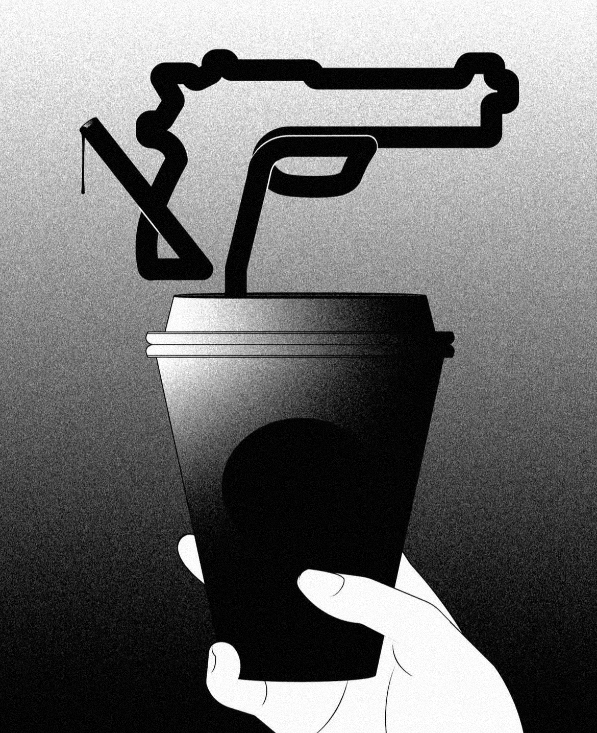 A cup of “shoot” coffee