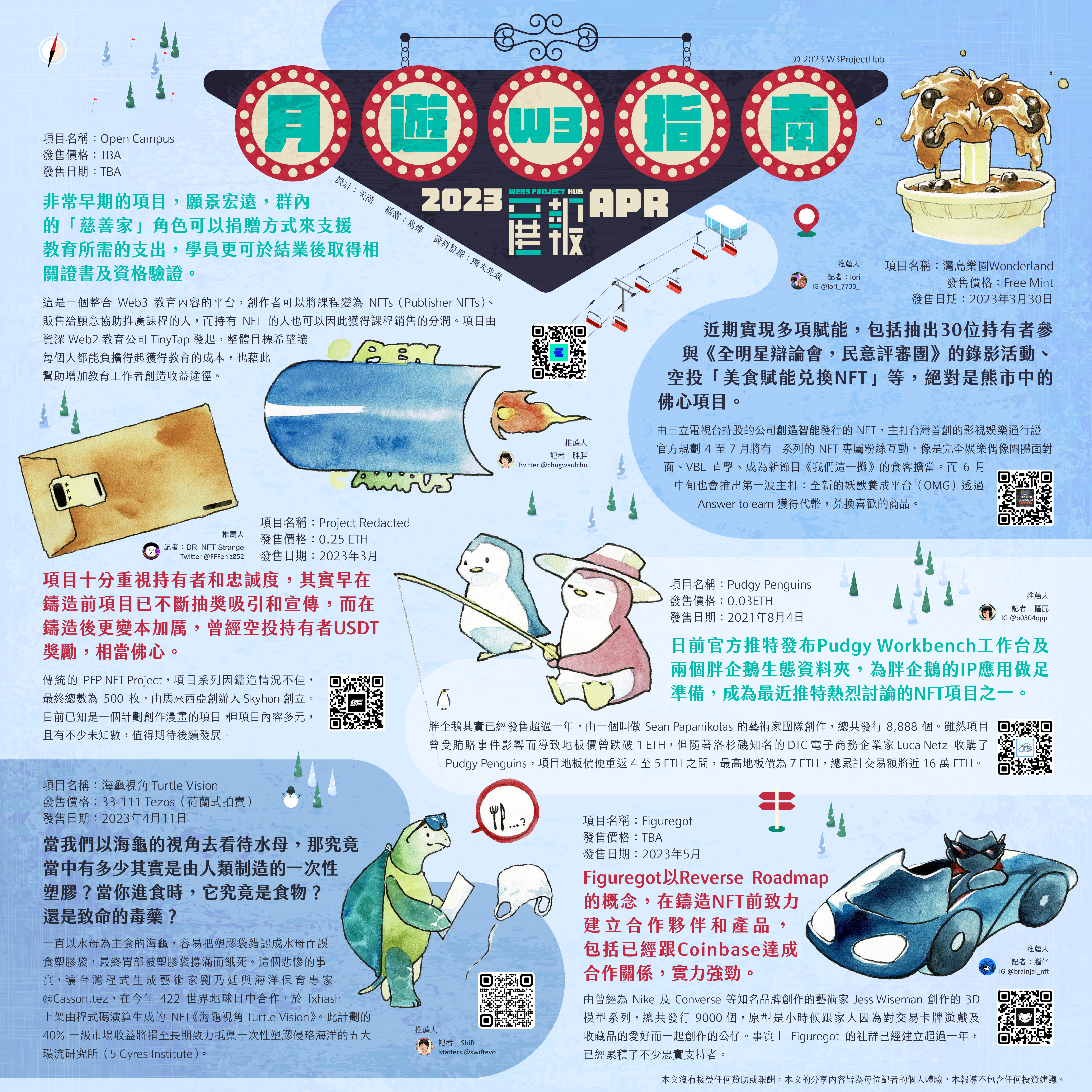 《月遊W3指南》2023年4月號