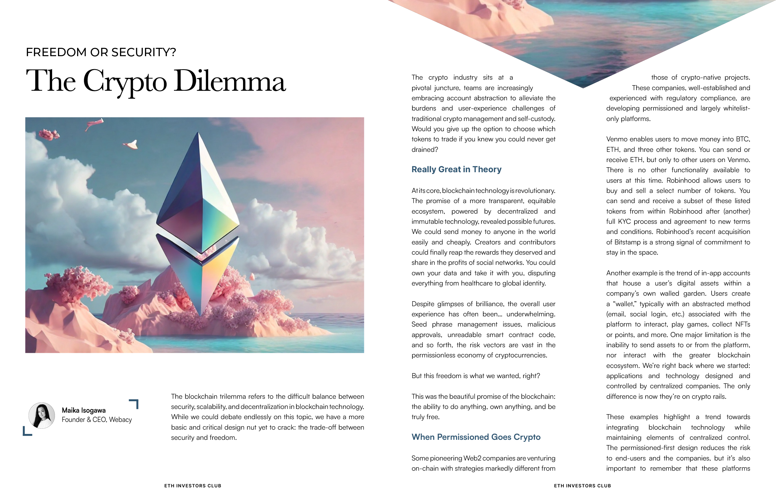 EVM vs. SVM: Not all Security is the Same | Maika Isogawa | EIC03