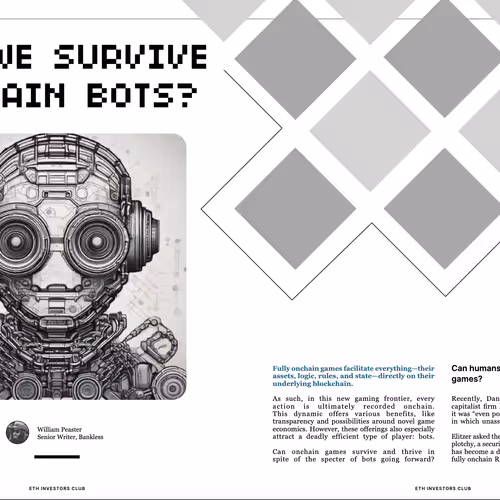 Can We Survive Onchain Bots? | William Peaster | EIC03