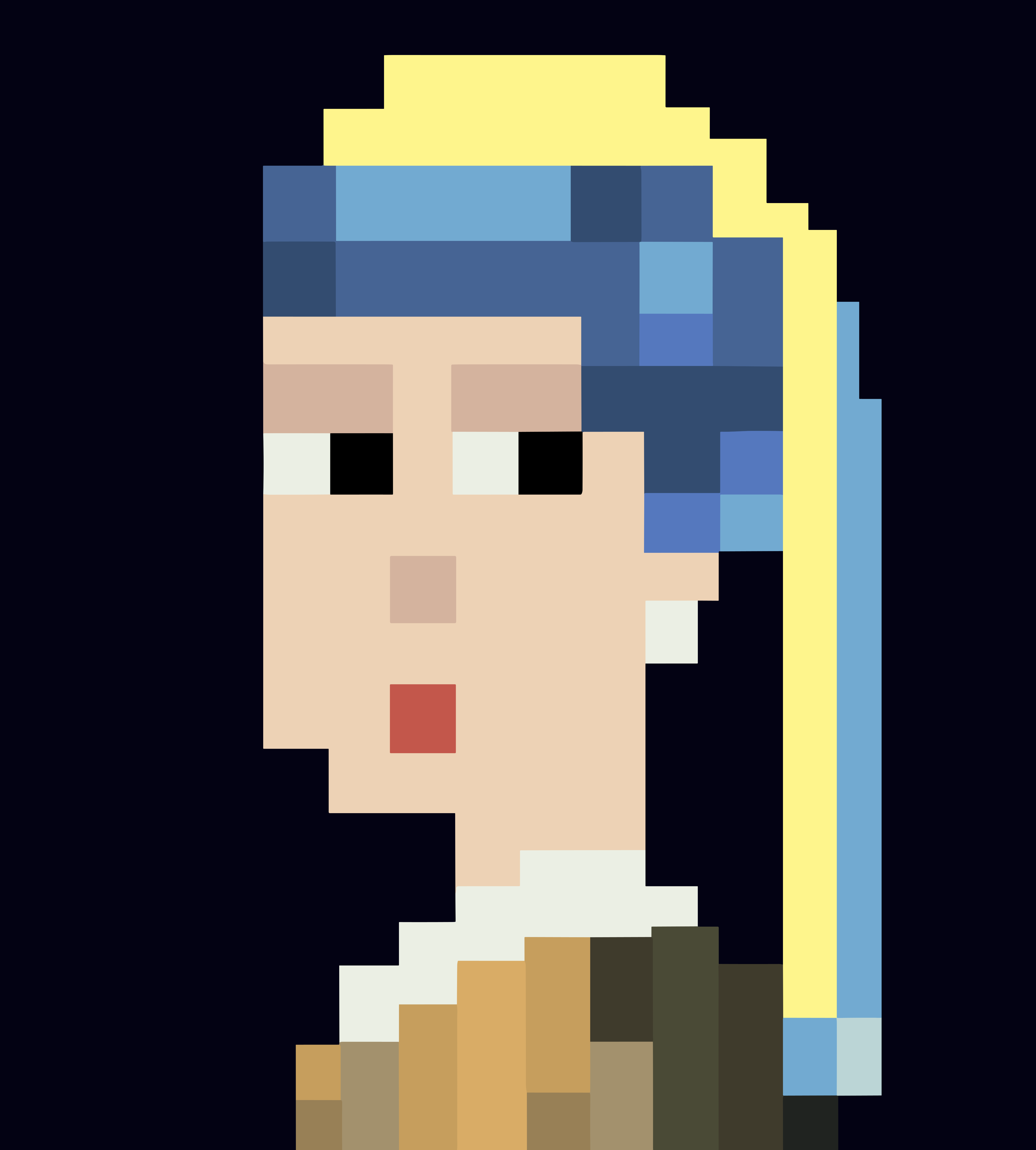 The Girl w/ an IttyBit Earring